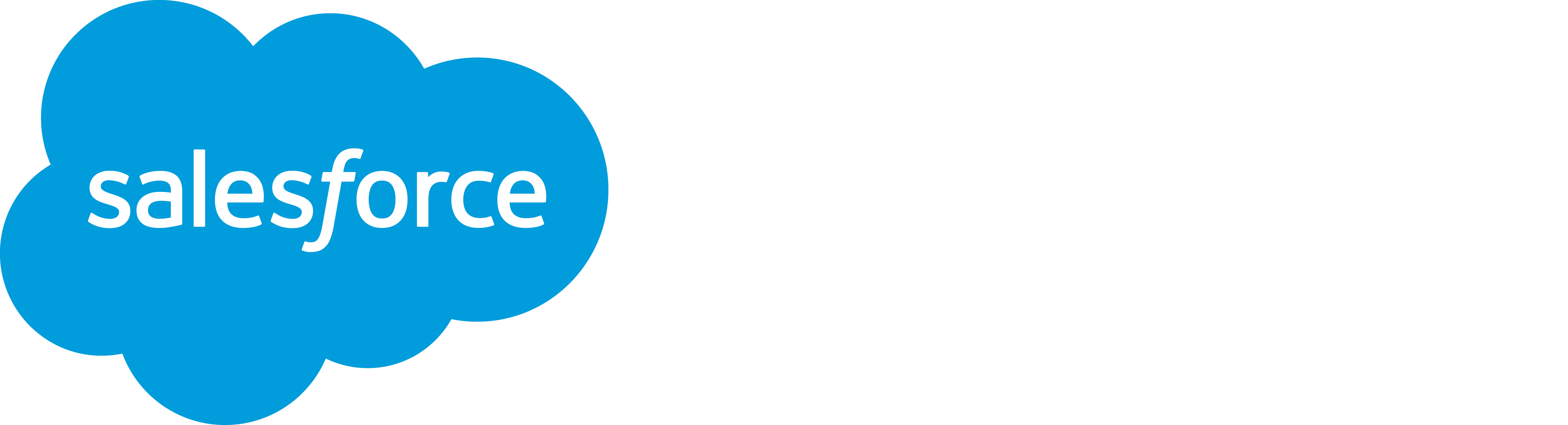 Salesforce AppExchange logo white